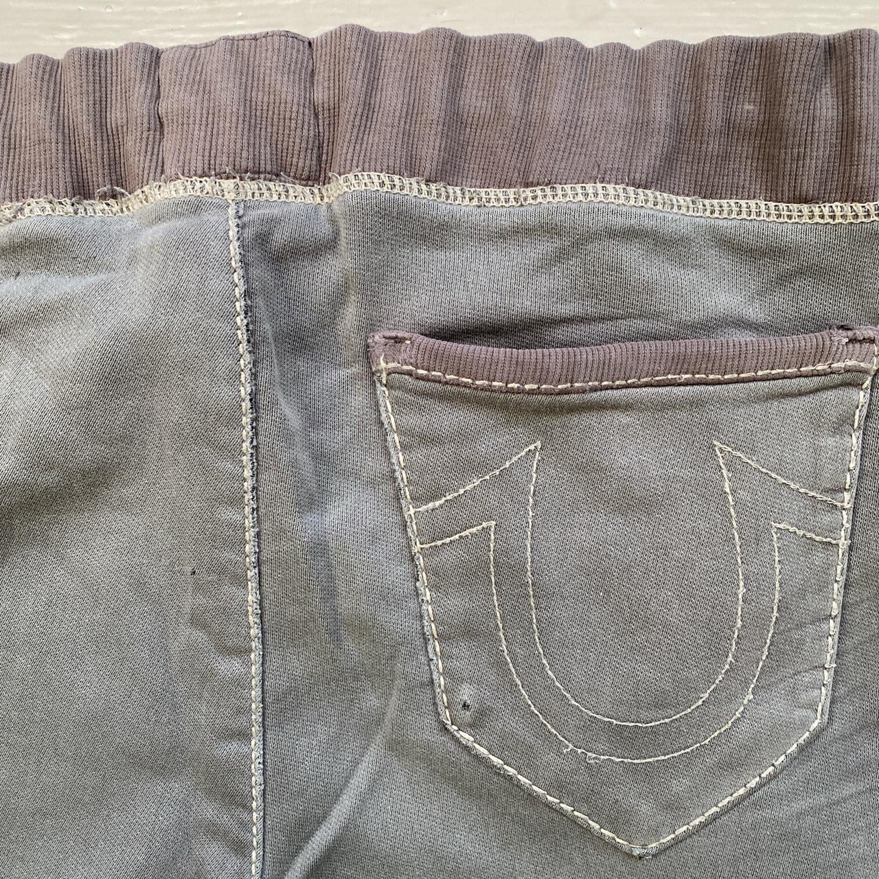 True Religion Stitch Grey Joggers (Small)