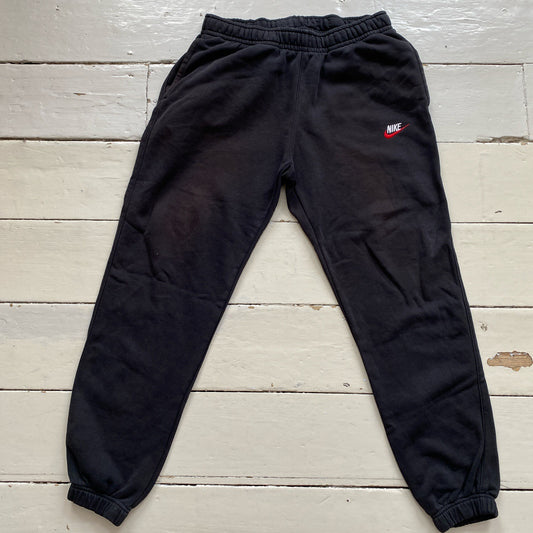 Nike Swoosh Spellout Black Joggers (Medium)