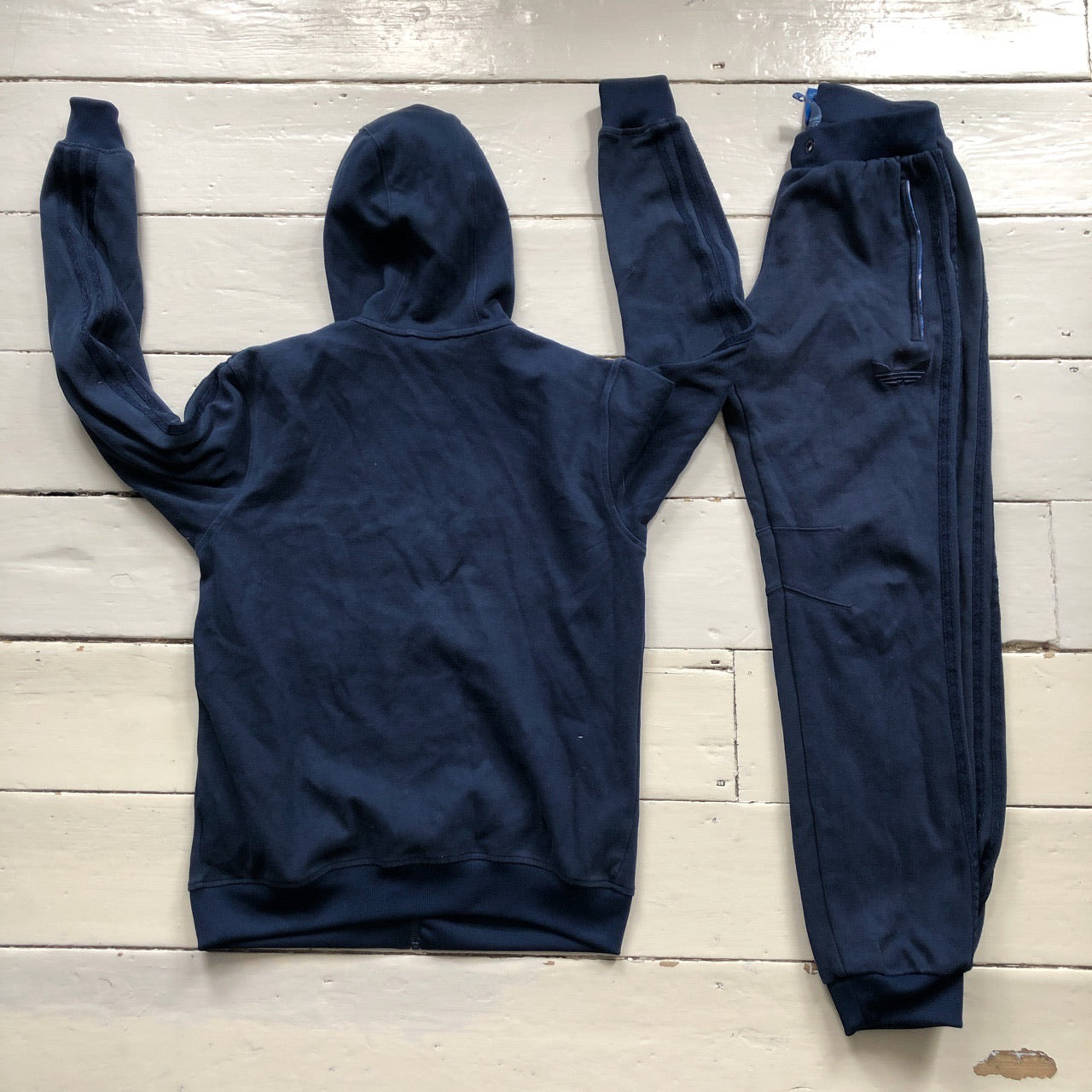 Adidas Originals Navy Full Tracksuit (Small)