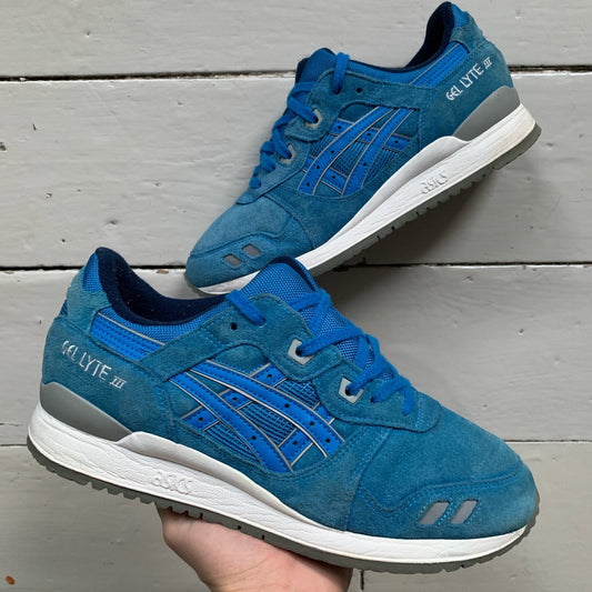Asics Gel Lyte III Blue and White (UK 8)