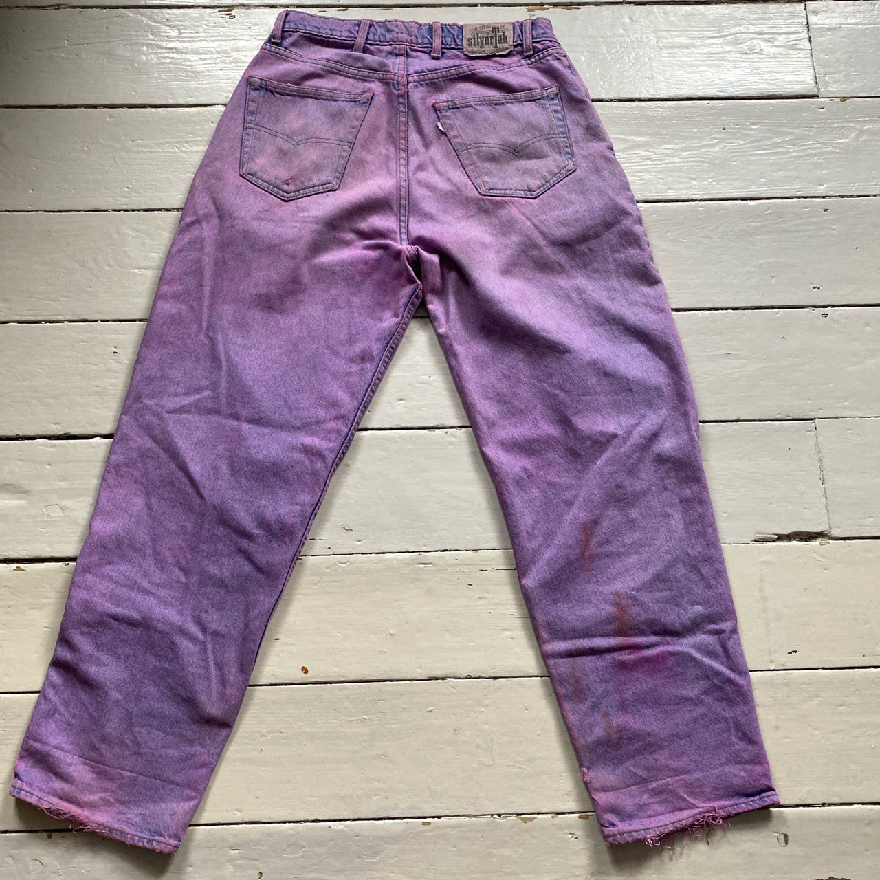 Levis Silver Tab Purple Baggy Jeans (34/32)