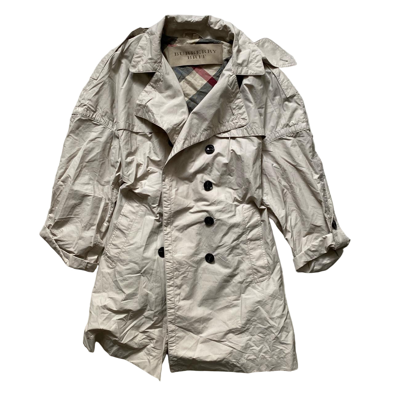 Burberry Brit Trench Coat Womens (UK 10)