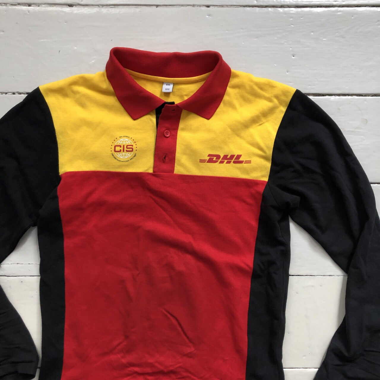 DHL Long Sleeve Polo (XXSmall)