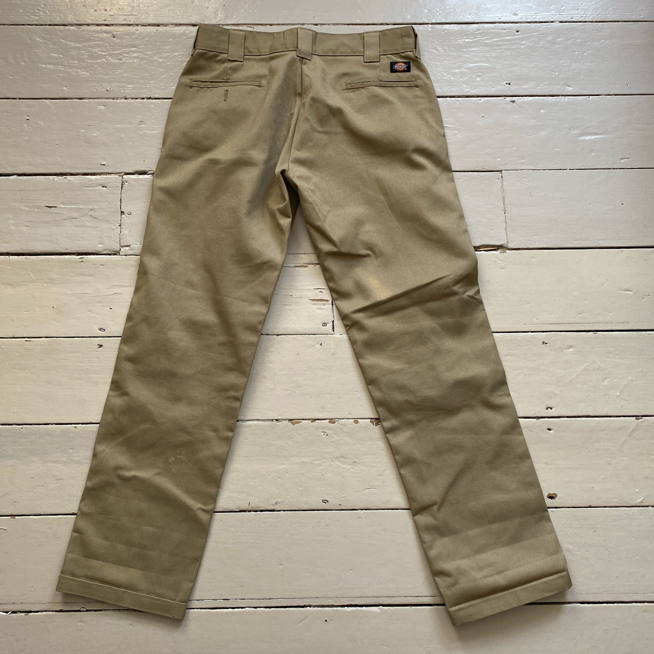 Dickies Beige Khaki Slim Straight Trousers (34/34)
