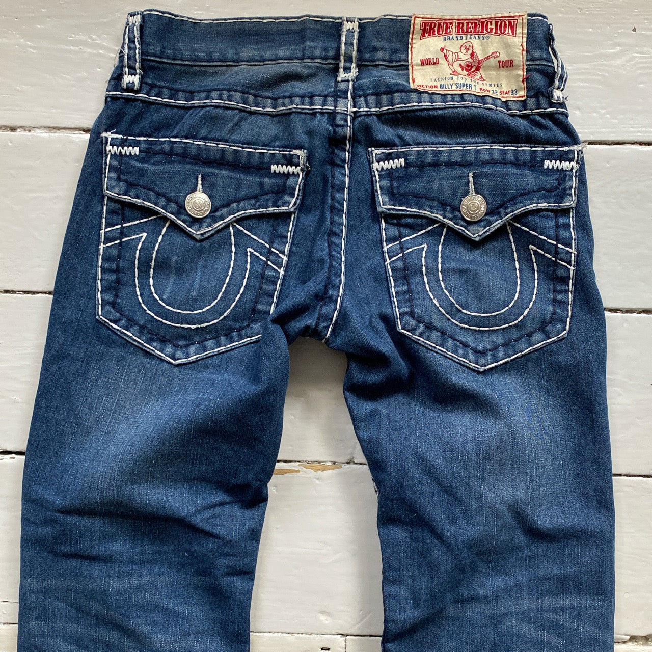 True Religion Billy Super T Stitch Jeans (32/30)