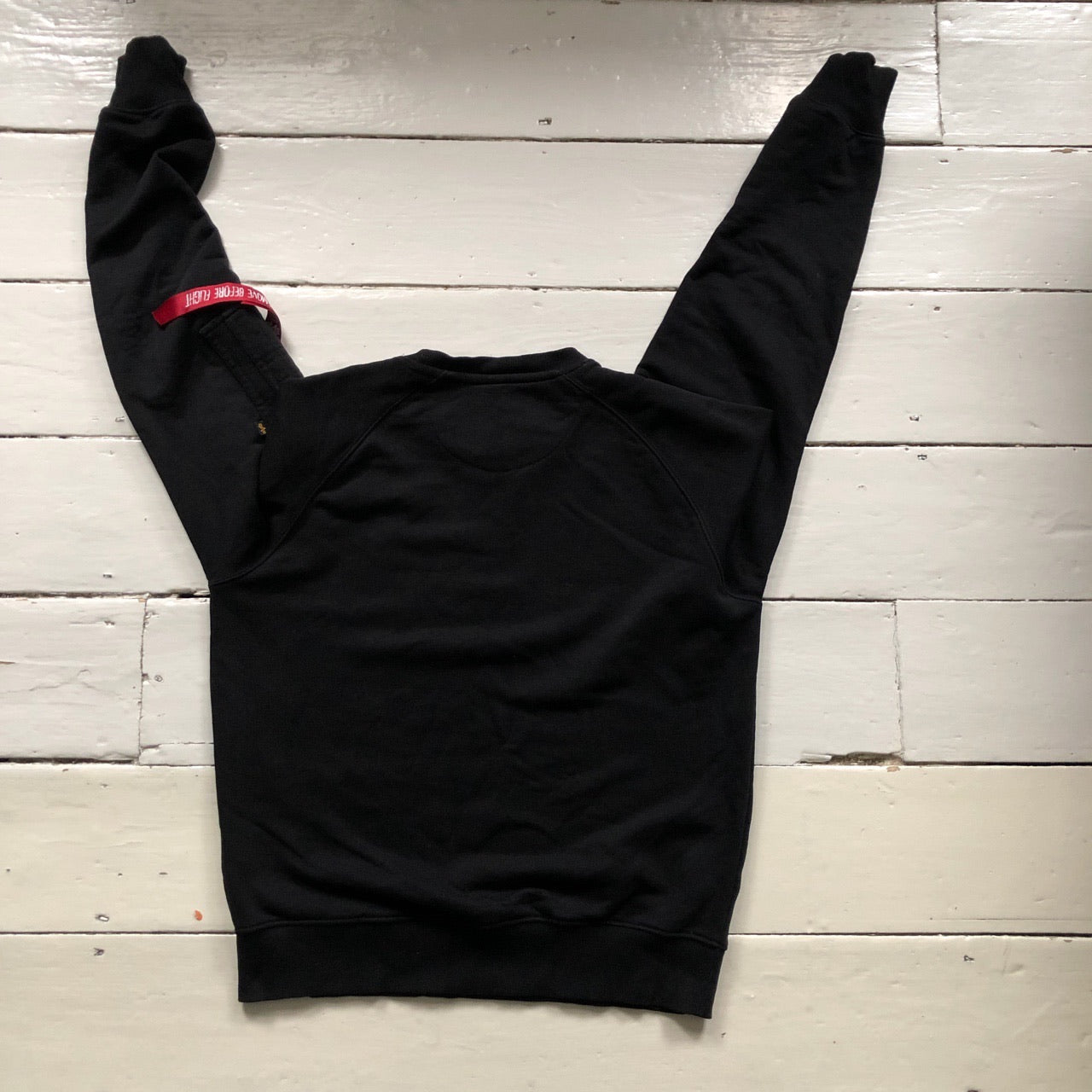 Alpha Industries Black Sweatshirt (Small)