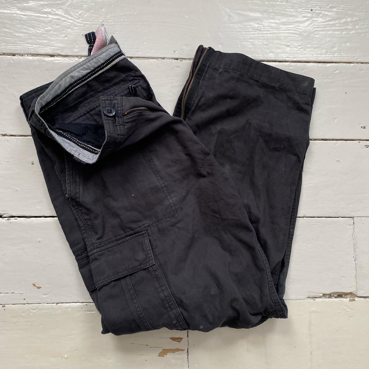 Nike Vintage Charcoal Cargo Trousers (34W)
