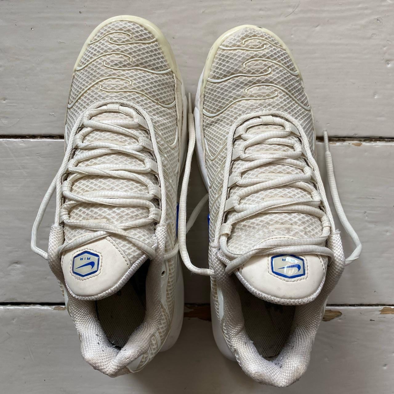 Nike TN Air Max Plus White and Blue (UK 7)