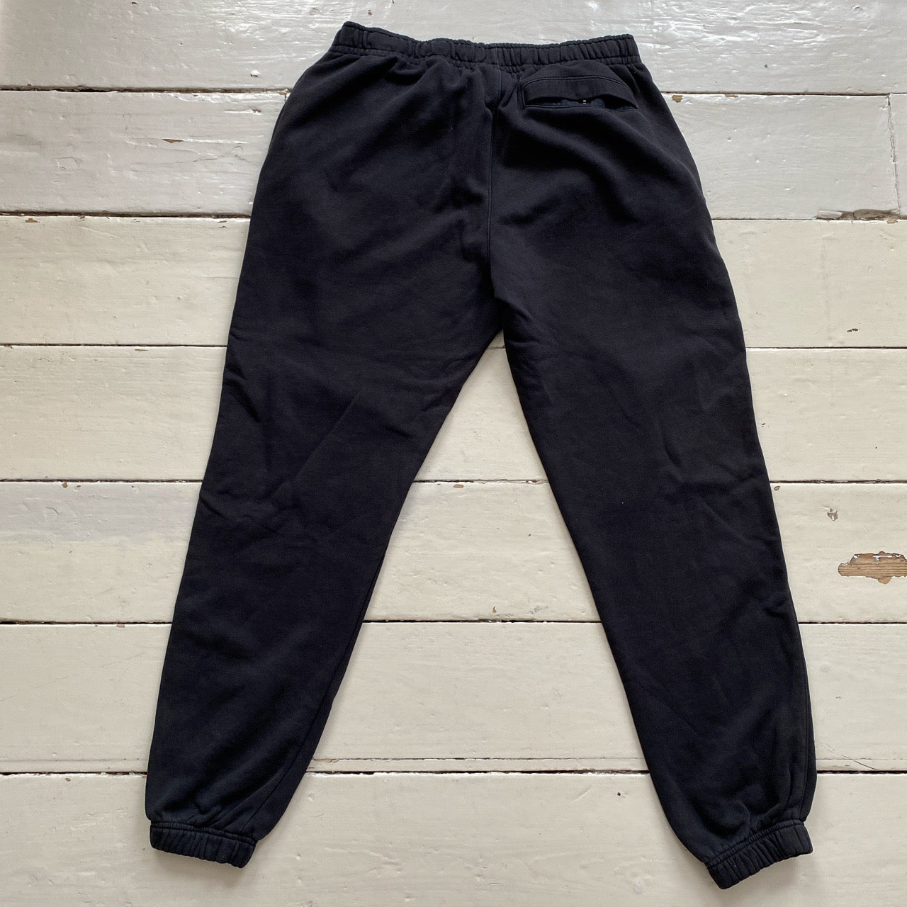 Nike Swoosh Spellout Black Joggers (Medium)