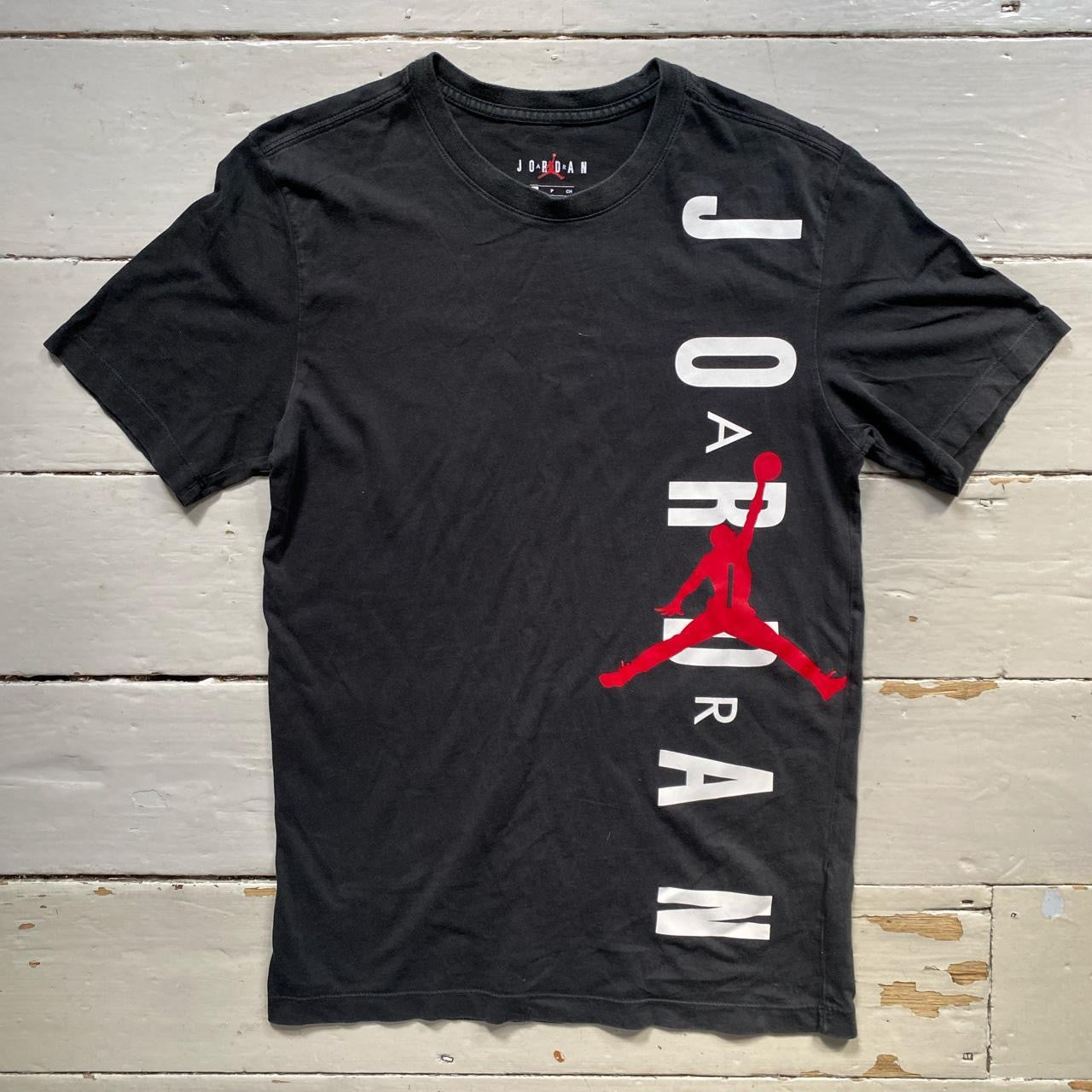 Air Jordan Black T Shirt (Small)