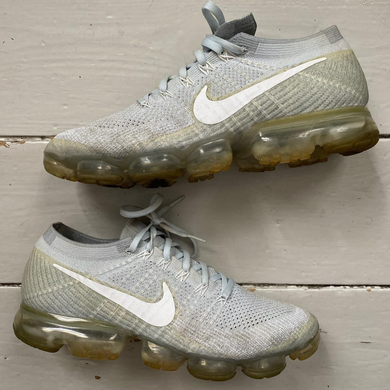 Nike Vapormax Flyknit 3 Silver (UK 10)