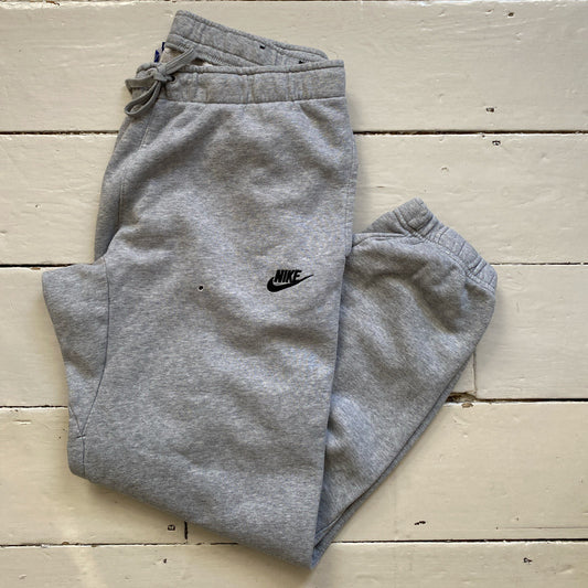 Nike Swoosh Spellout Grey Joggers (Large)