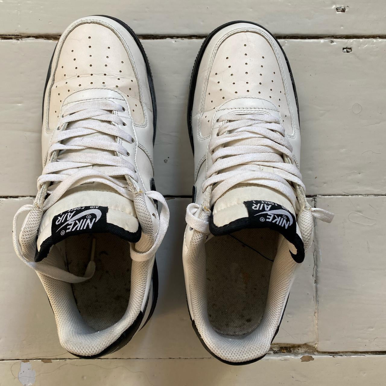 Nike Air Force 1 Black and White (UK 8)