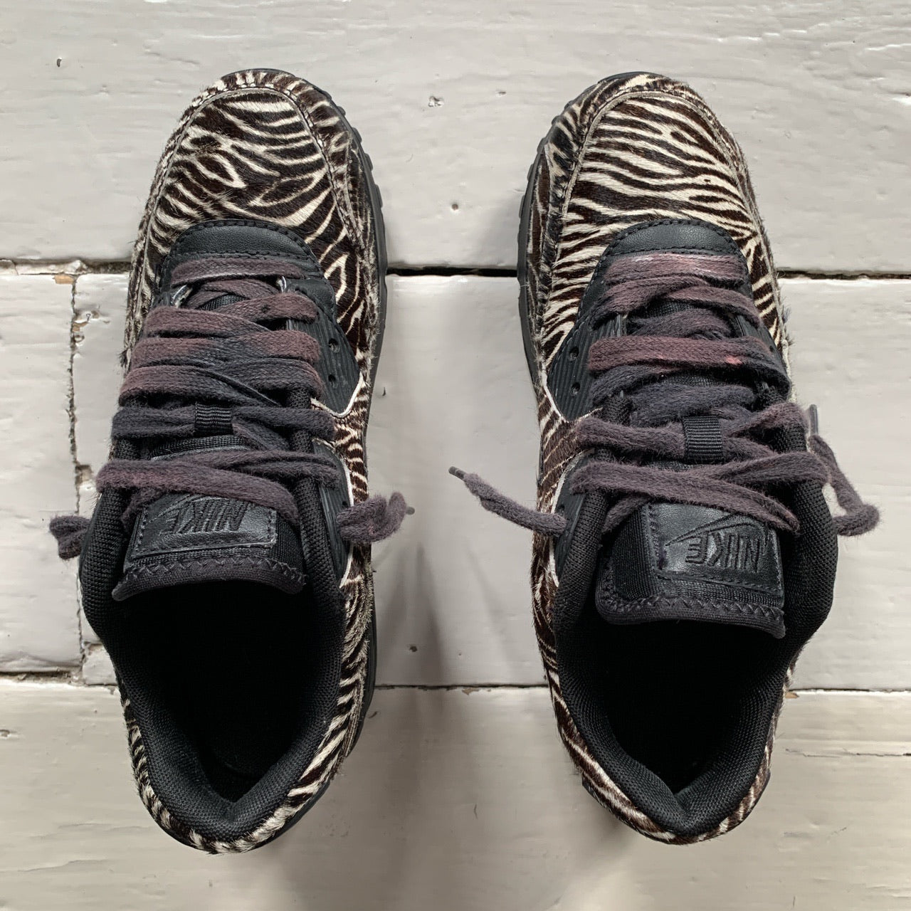 Nike Air Max 90 Zebra Pony Hair (UK 4)
