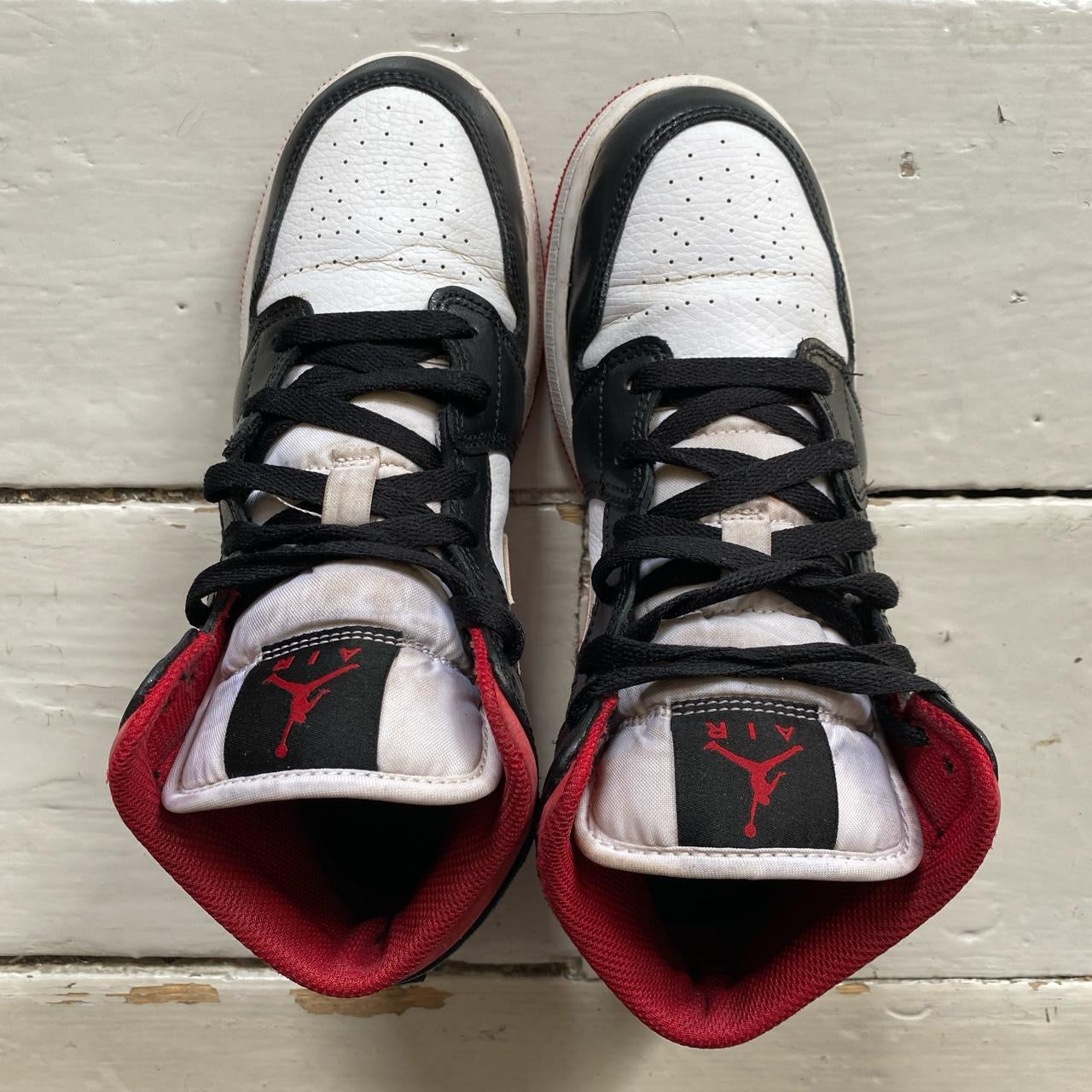 Jordan 1 Black Gym Red Mid (UK 5)