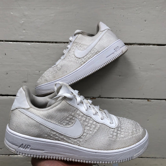 Nike Air Force 1 Flyknit White (UK 6)