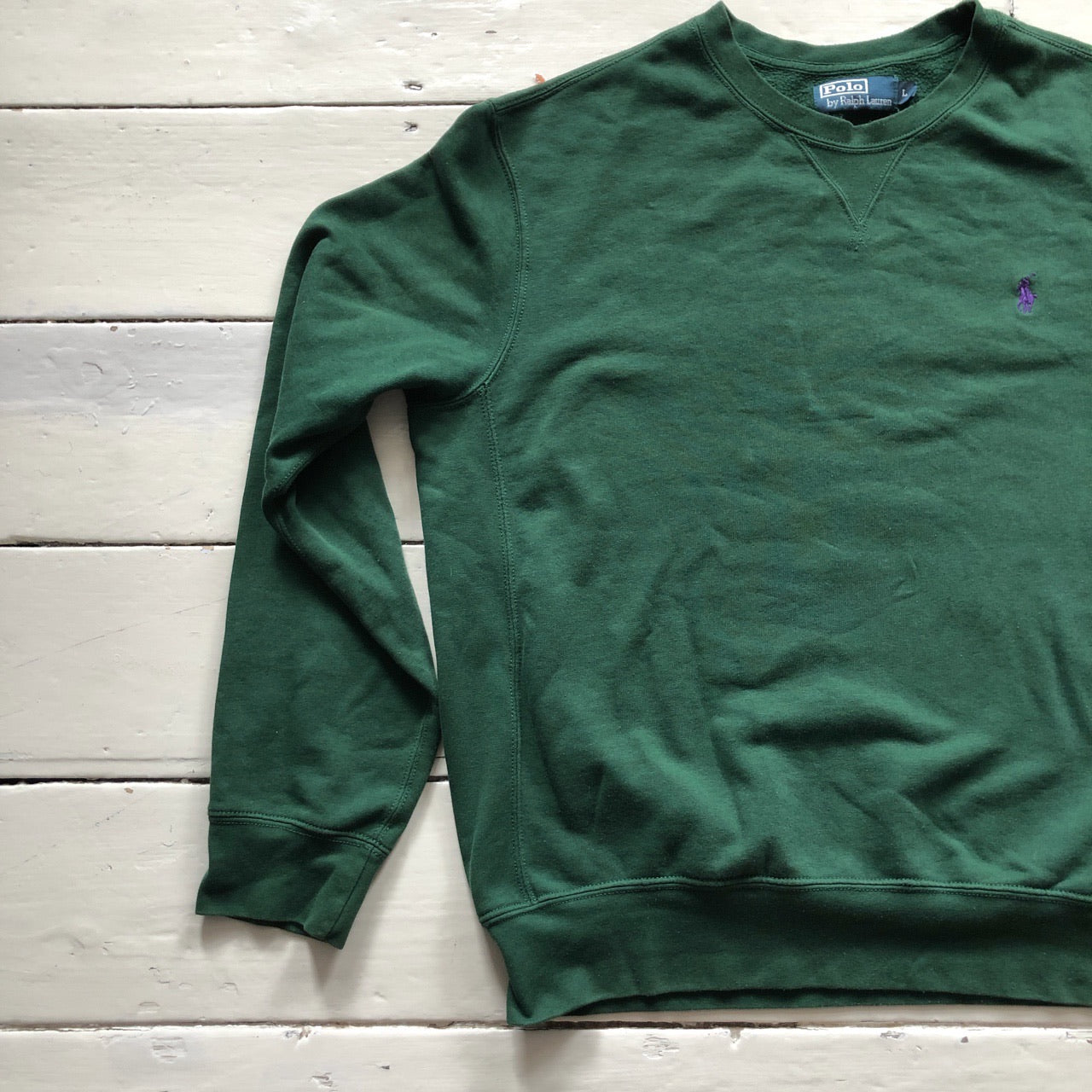 Ralph Lauren Green Sweatshirt (Large)