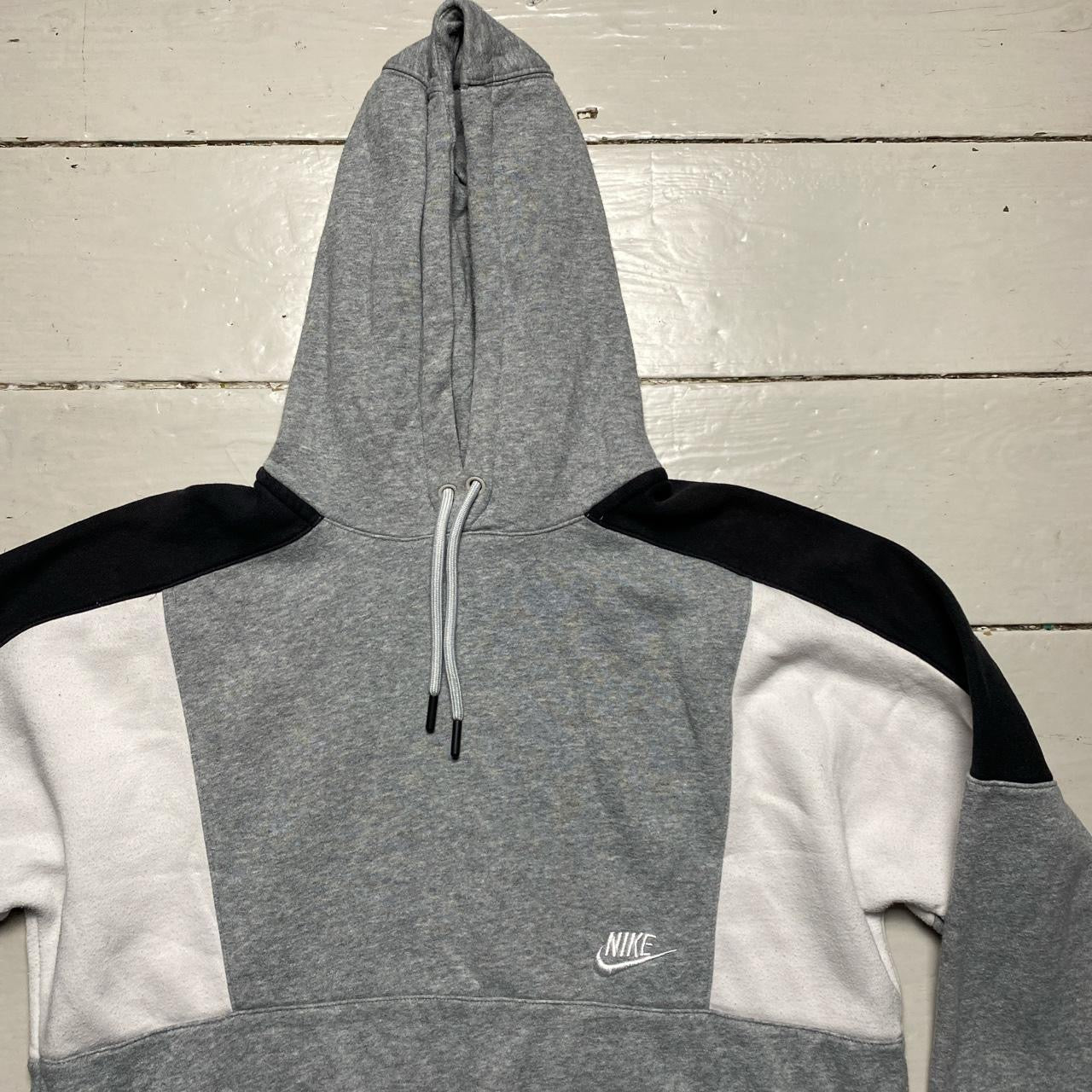 Nike Hoodie Grey and White (Small)