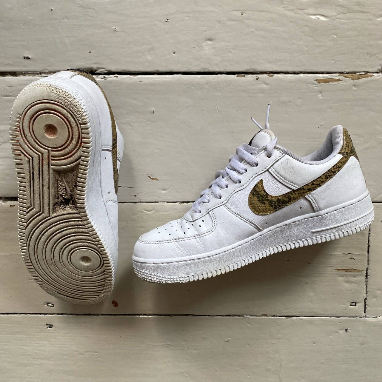 Nike Air Force 1 Ivory Snake (UK 7.5)
