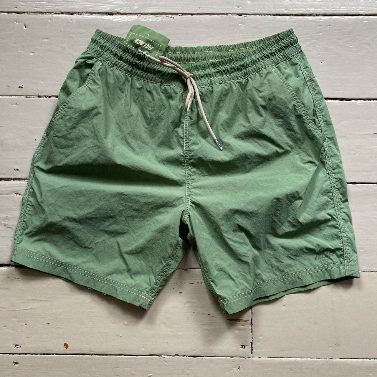 Palace Light Green Swim Shorts (Large)