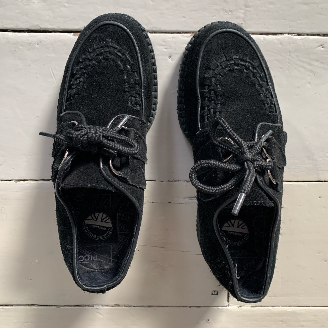 Underground Black Platform Creepers (UK 6)