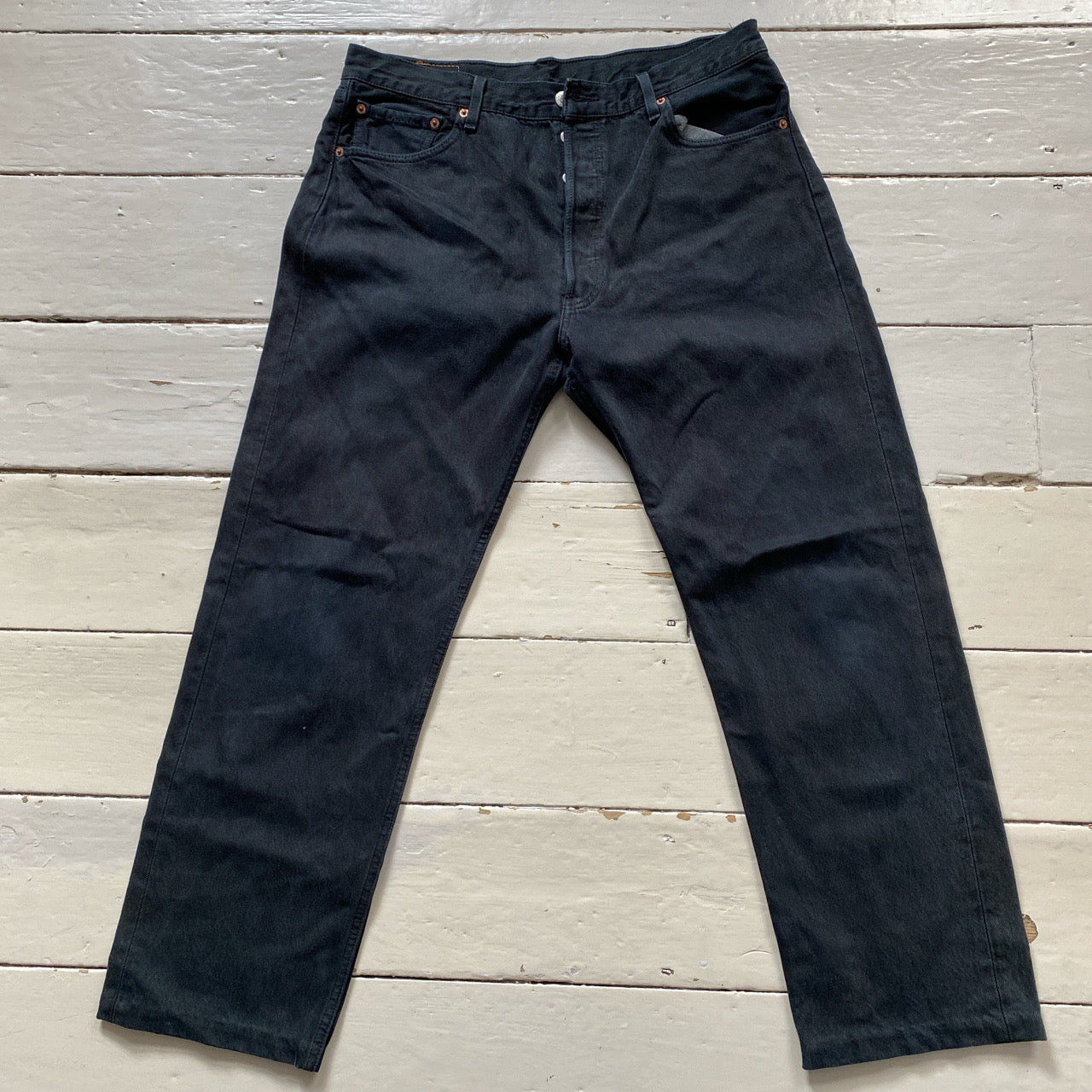 Levis 501 Black Jeans (36/29)