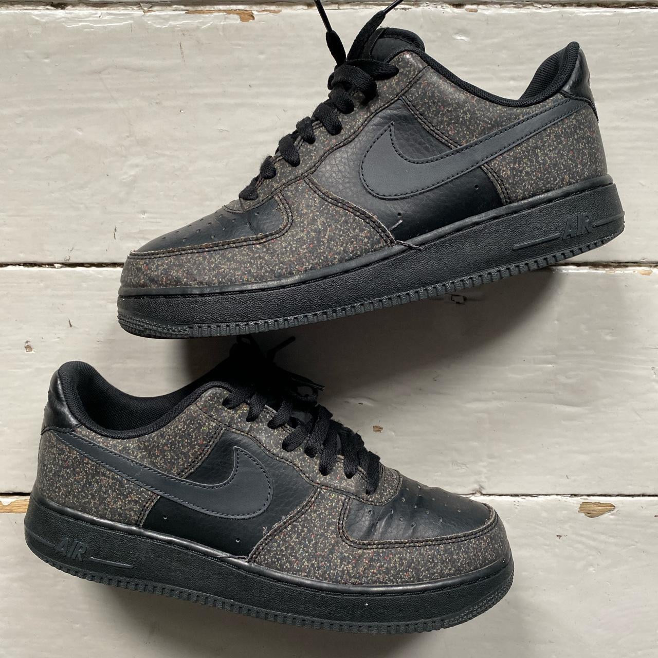 Nike Air Force 1 Black Pixelated (UK 8)