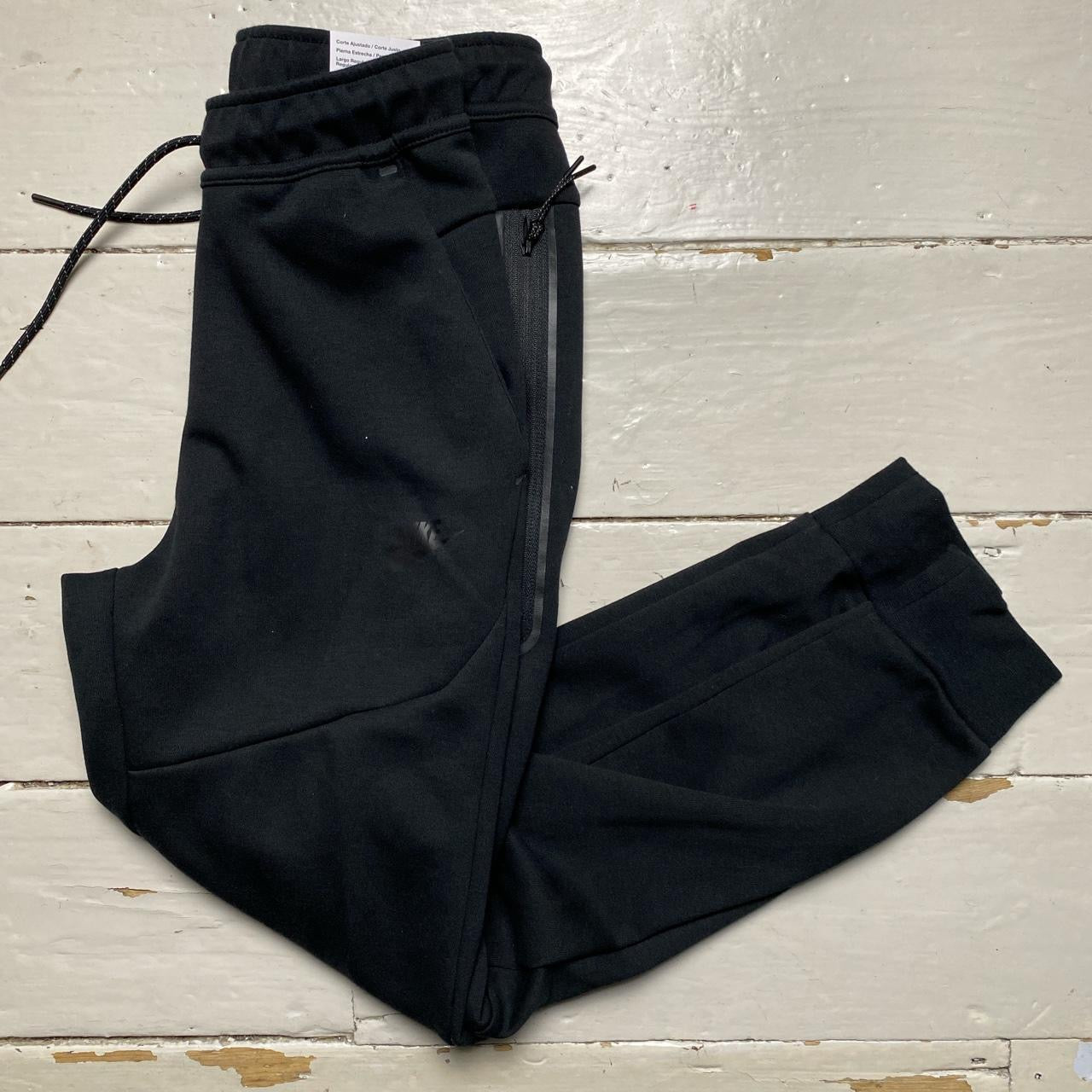 Nike Tech Fleece Black Joggers (XS)