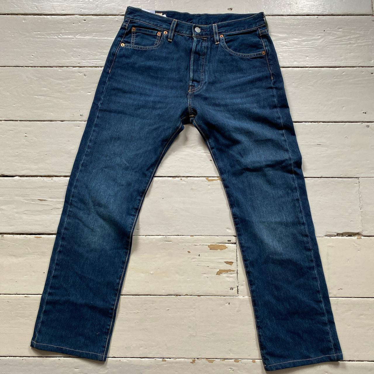 Levis 501 Navy Jeans (30/33)