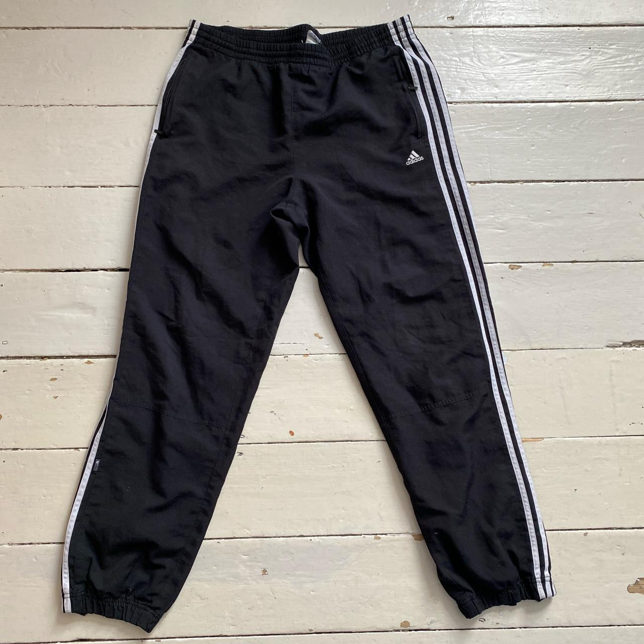 Adidas Black Shell Bottoms (Large)