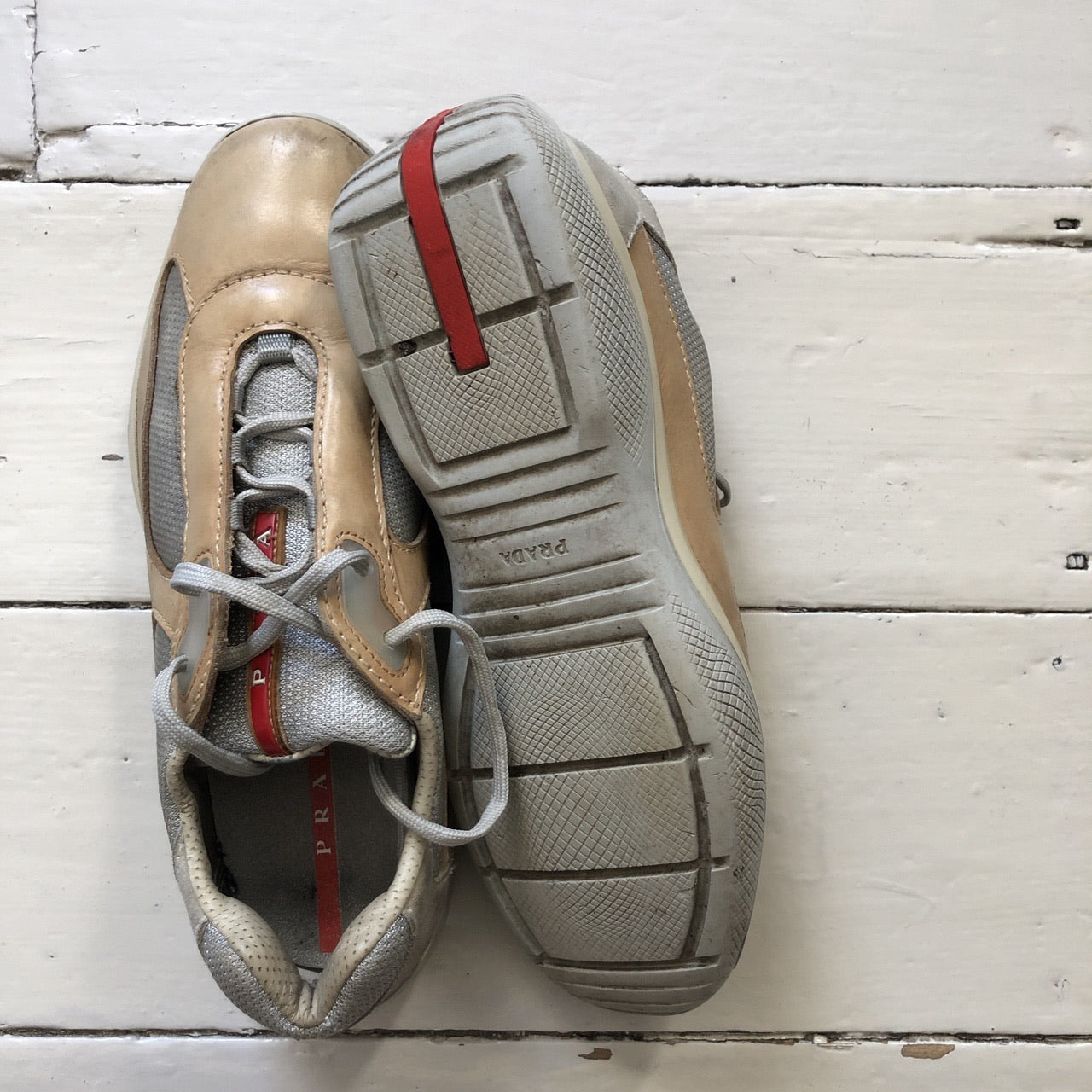 Prada Americas Cup Gold and Silver (UK 8.5)