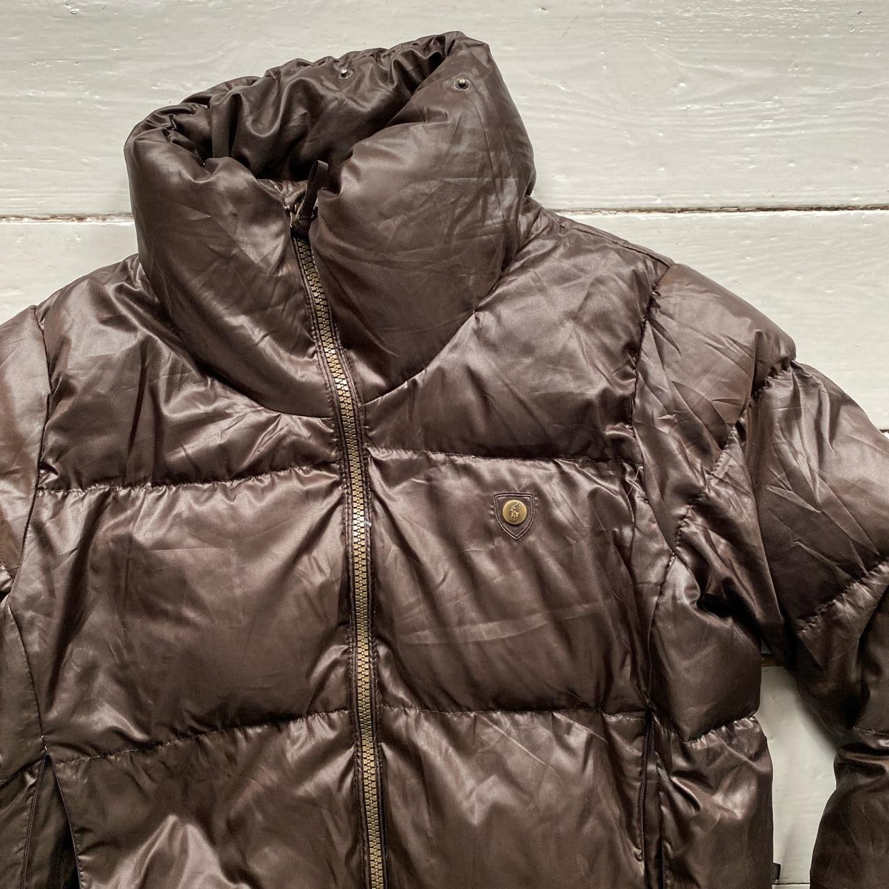 Ralph Lauren Brown Puffer Jacket (Large)