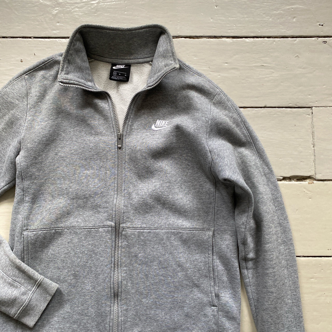 Nike Swoosh Zipper Sweatshirt (Medium)