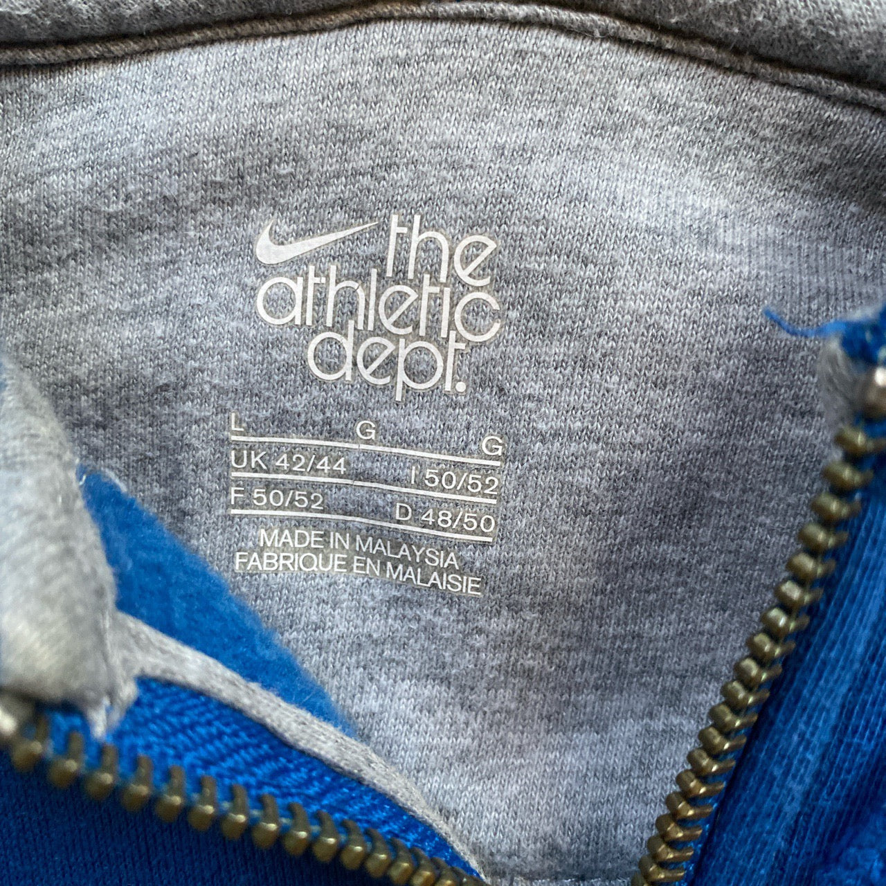 Nike Swoosh Blue Hoodie (Large)