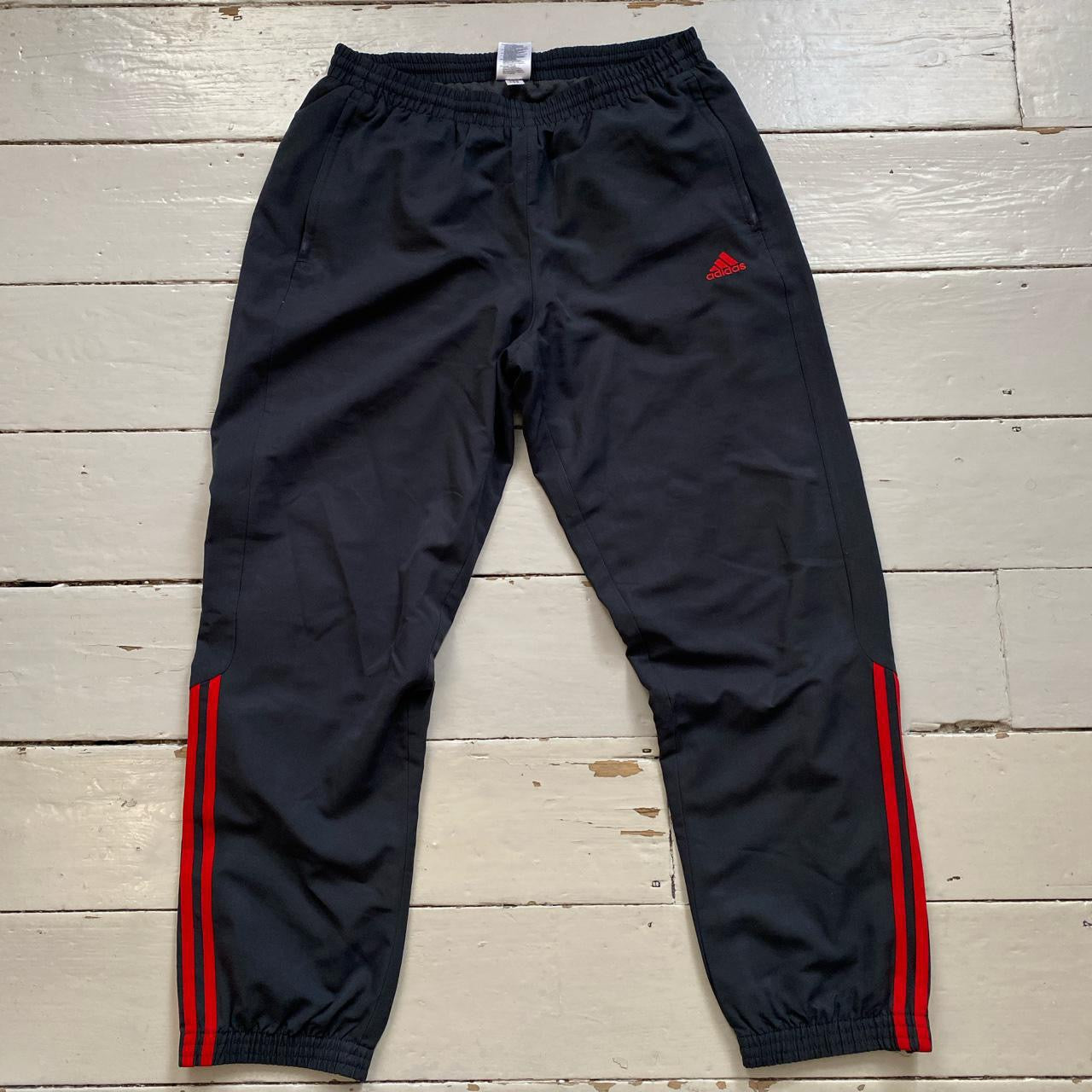 Adidas Grey Shell Bottoms (Large)