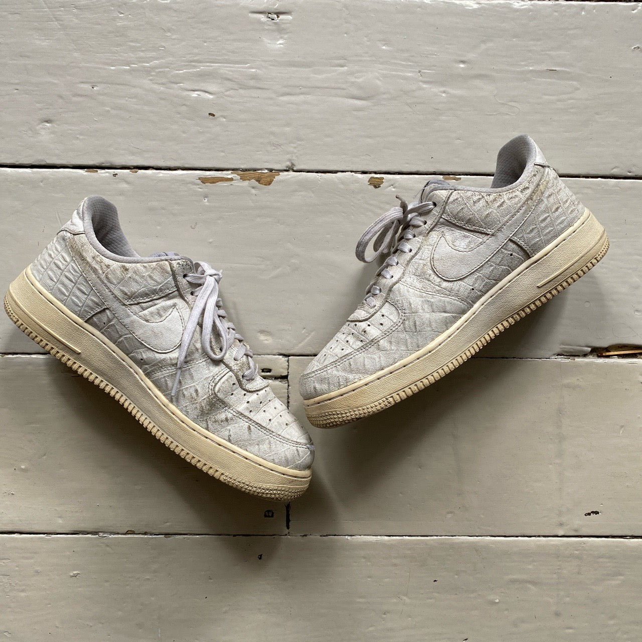 Nike Air Force 1 White Reptile (UK 7)