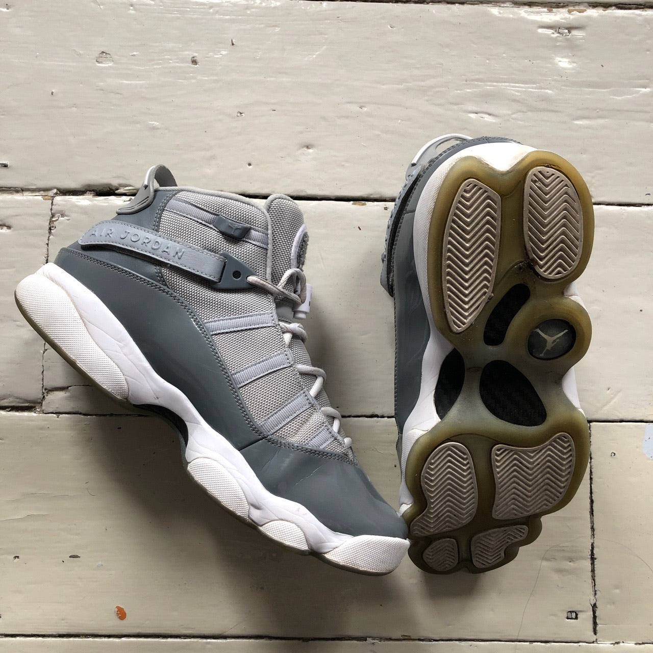 Jordan 6 Rings Grey Patent (UK 9)