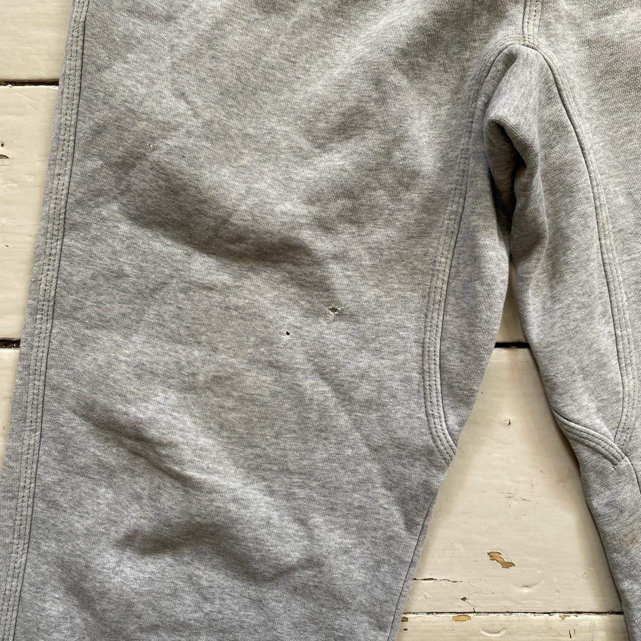 Nike Swoosh Grey Joggers (Small)