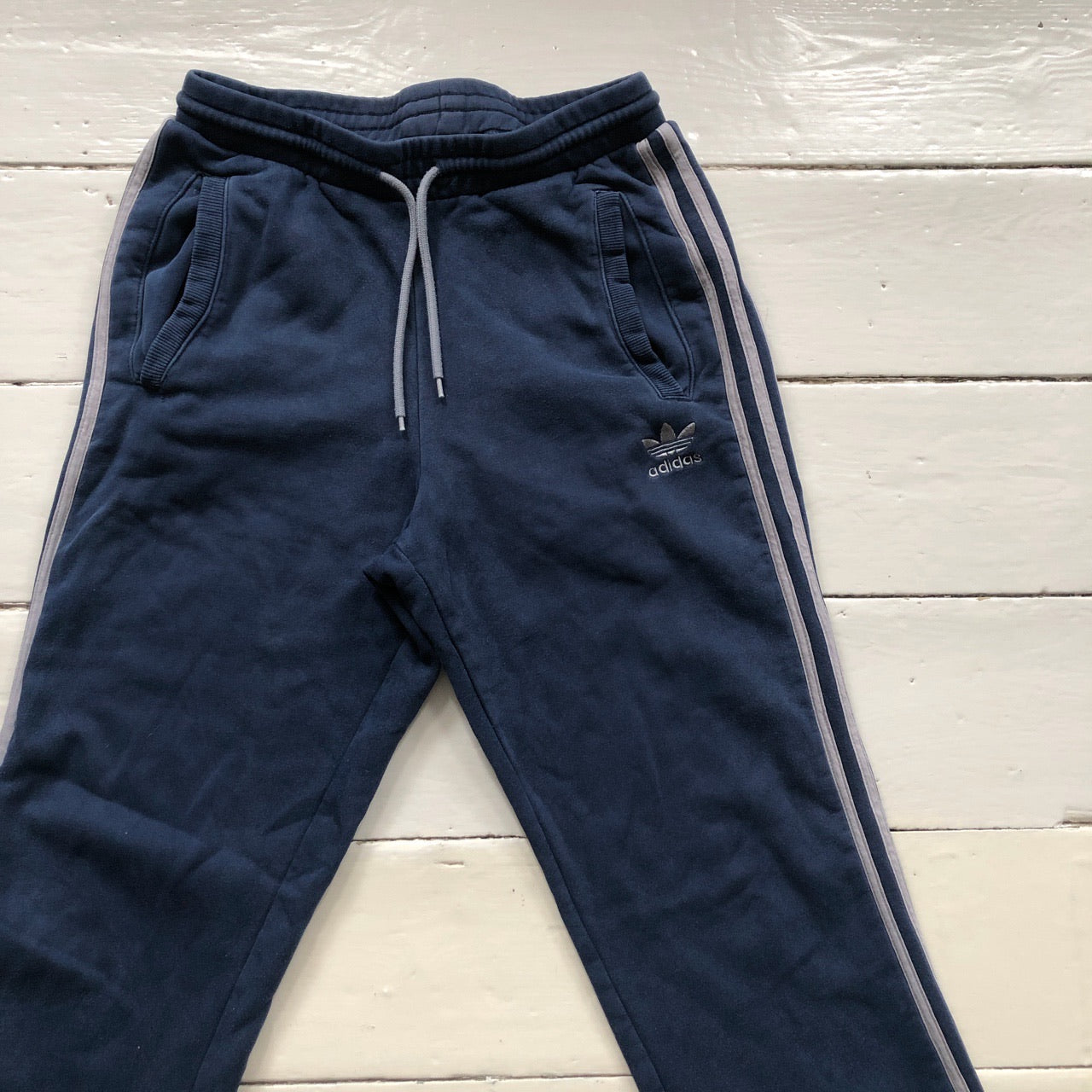 Adidas Originals Navy Joggers (Small)