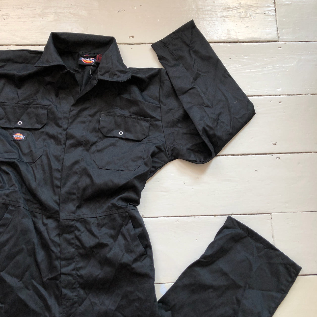 Dickies Black Jumpsuit Boiler Suit (Small)