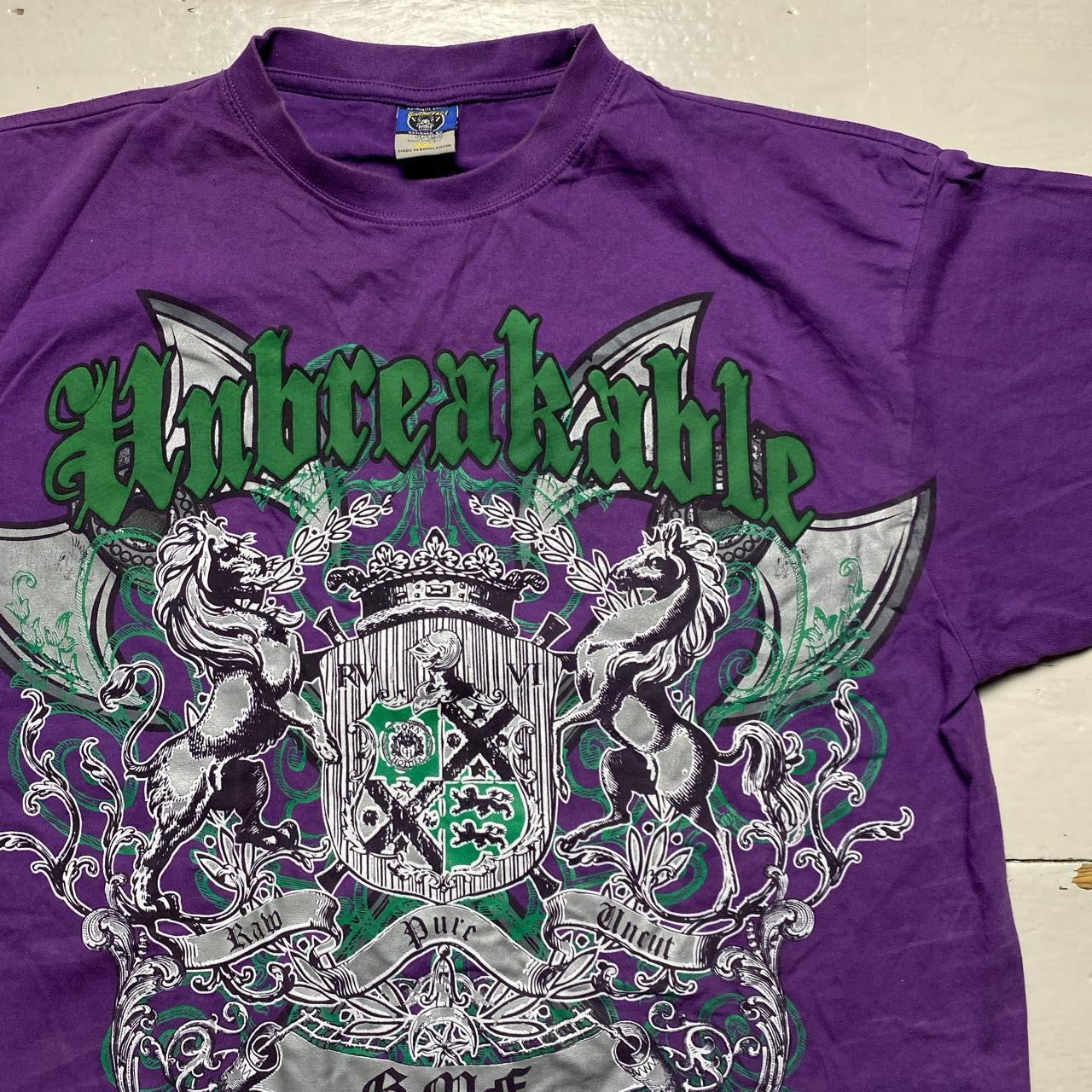 Give Me Face Vintage Purple T Shirt (XXL)