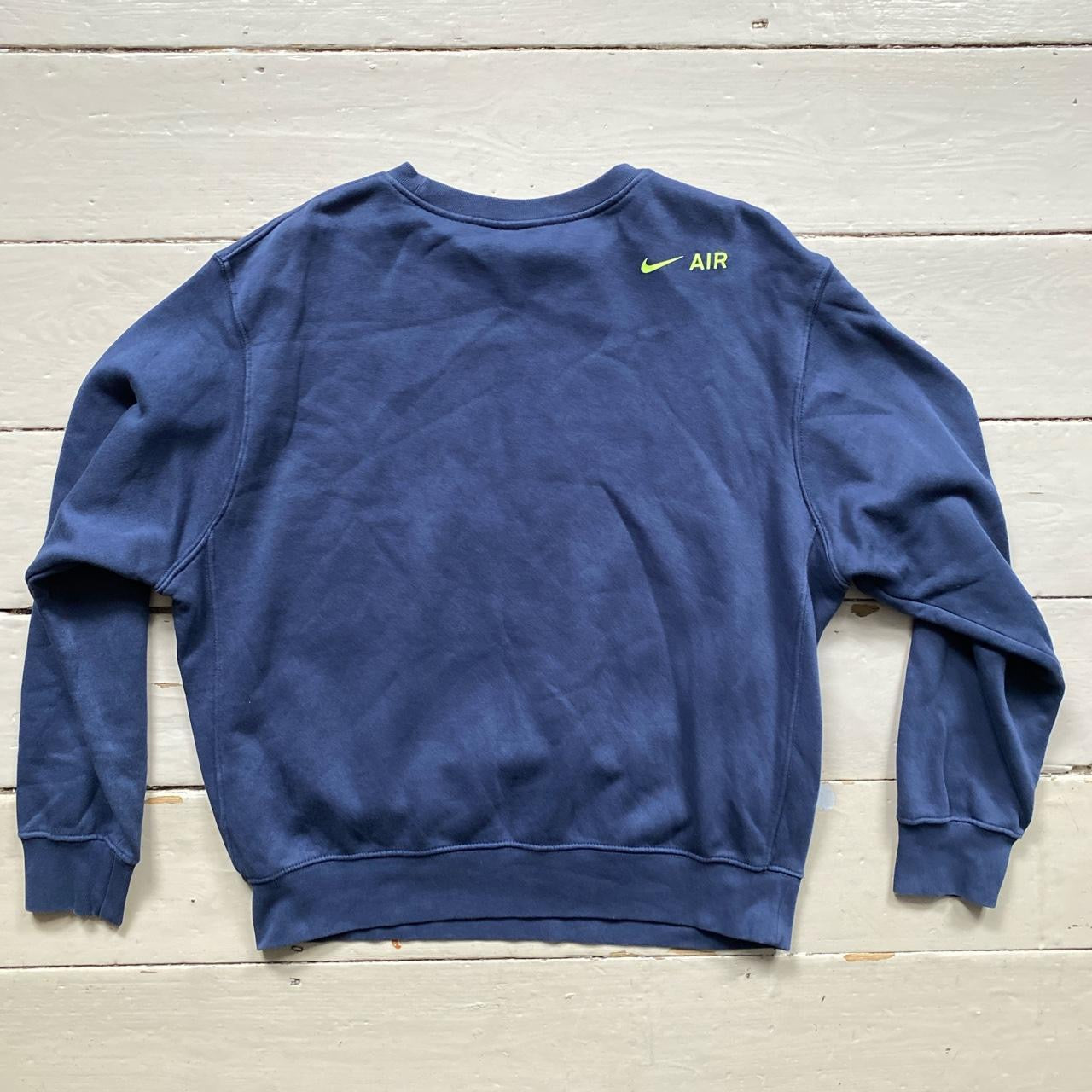 Nike Air Big Swoosh Navy Jumper (Medium)