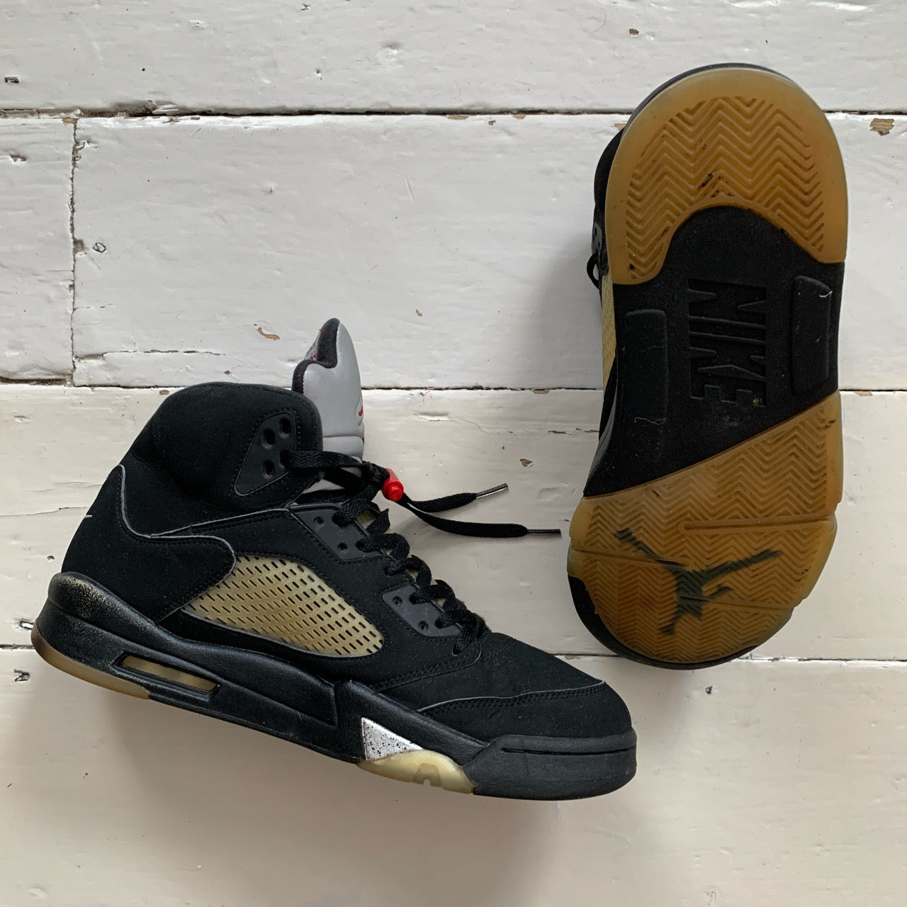 Nike Jordan 5 Metallic Black (UK 11)