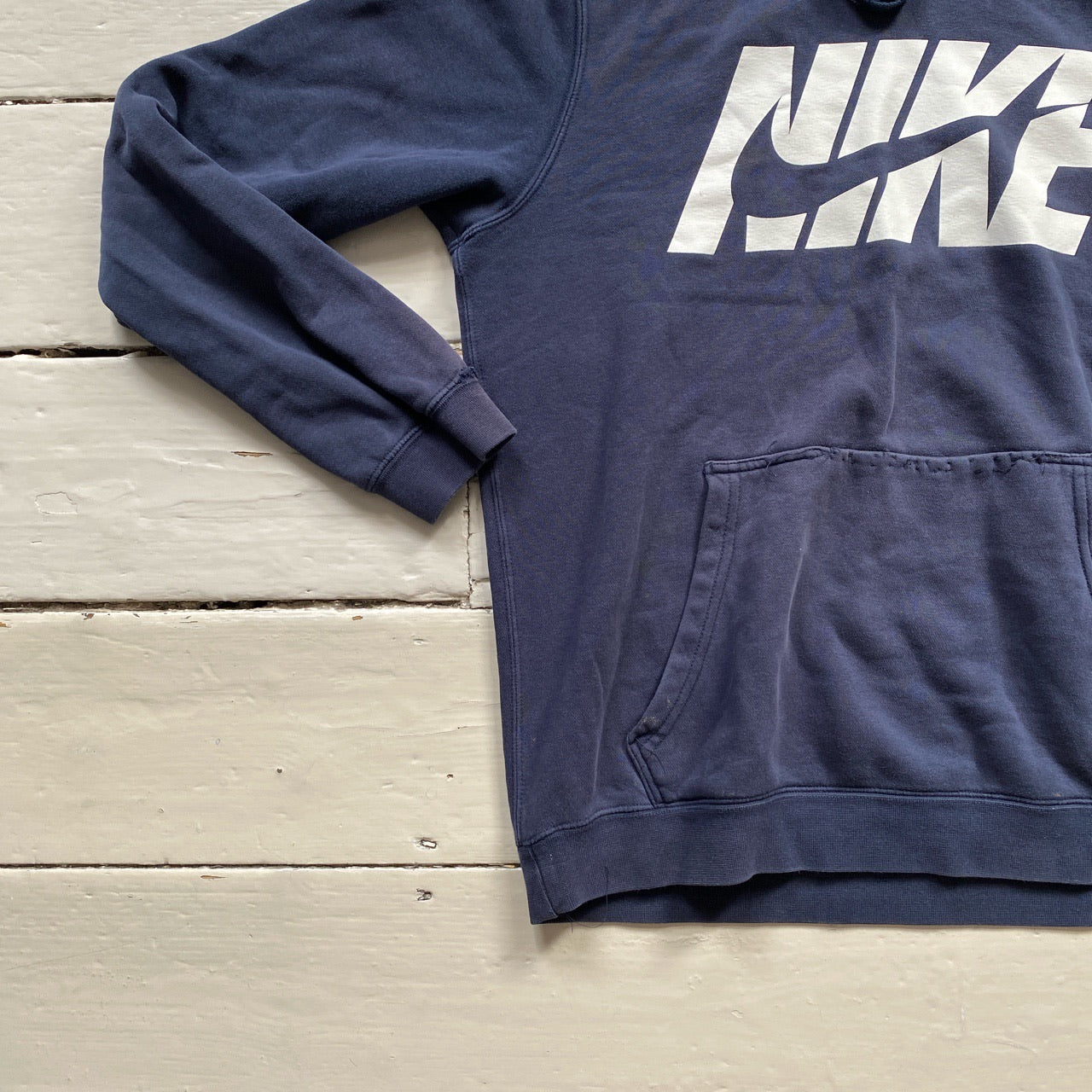 Nike Club Swoosh Spellout Hoodie (Medium)