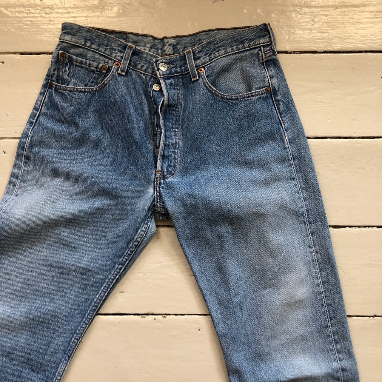 Levis Classic 501 Stonewash Jeans (32/30)