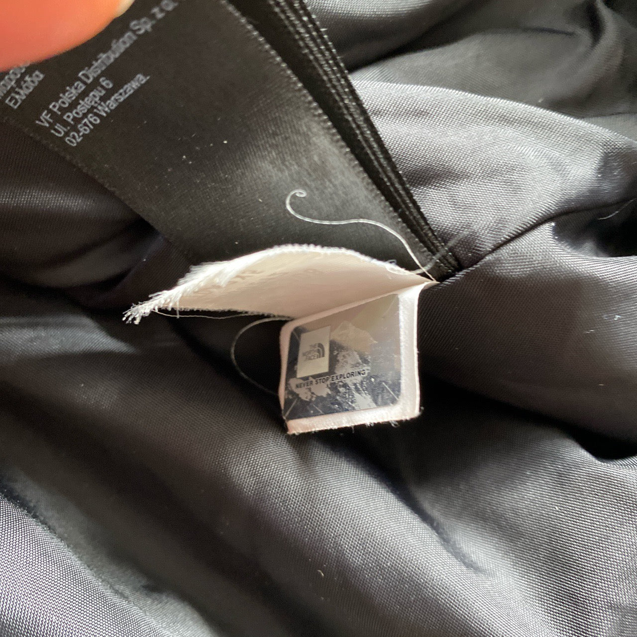 The North Face Black windbreaker (Small)