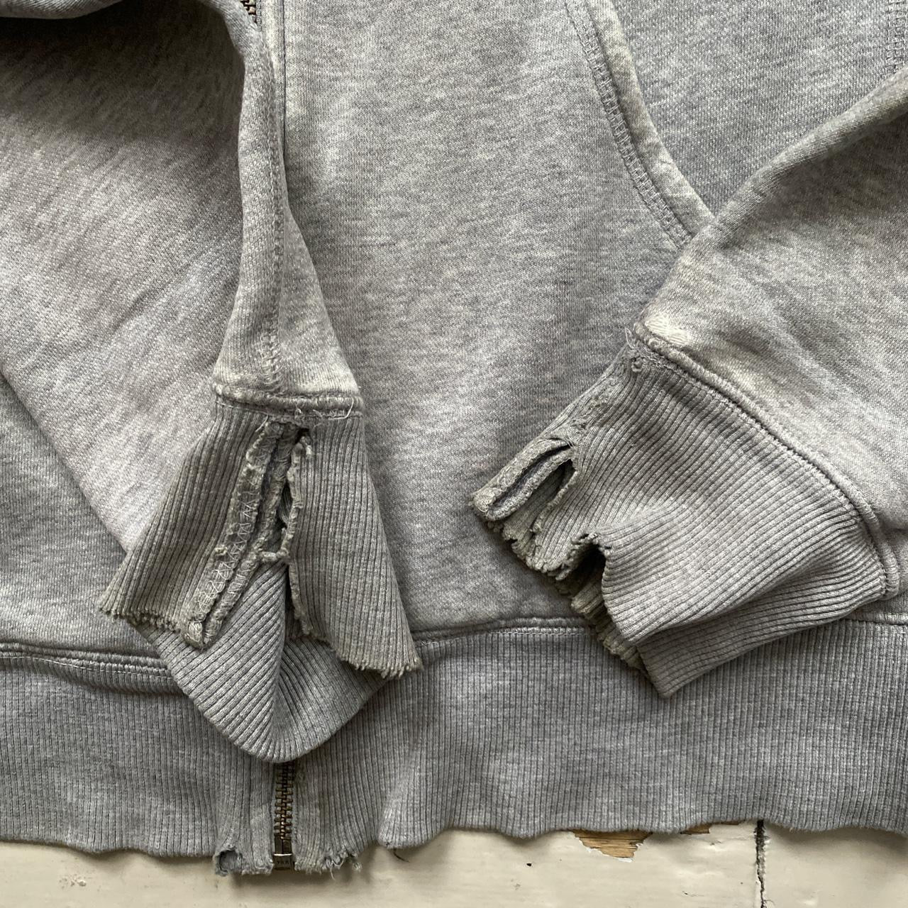 Nike Grey Swoosh Hoodie (Medium)