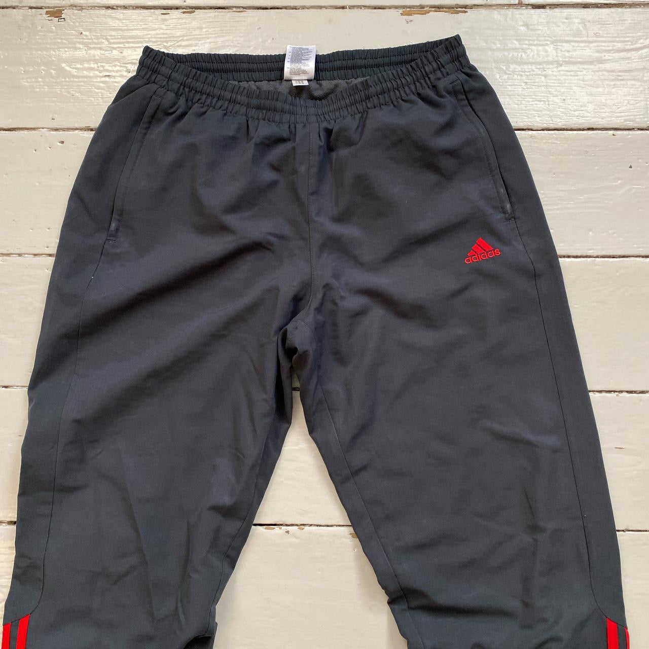 Adidas Grey Shell Bottoms (Large)