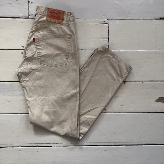 Levis 556 Khaki Beige Jeans (32/32)