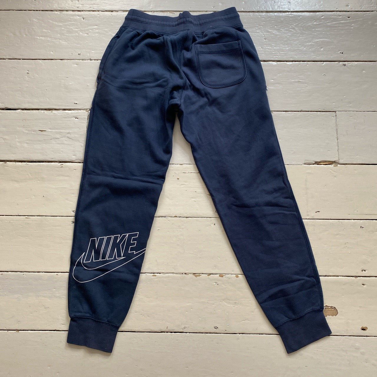 Nike Big Swoosh Navy Joggers (Small)